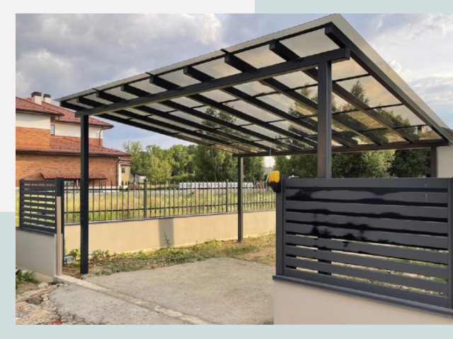 Металлические навесы в Ессентуки от 612 руб. за м²